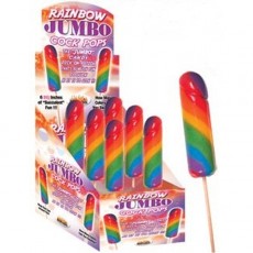 Jumbo Rainbow Cock Pops