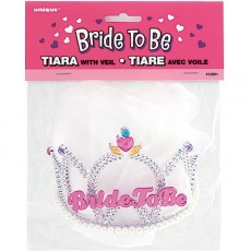 Bride To Be Veil & Tiara 1