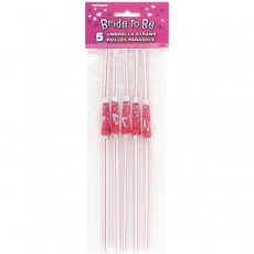 Bride To Be 5 Umbrella Straws 1