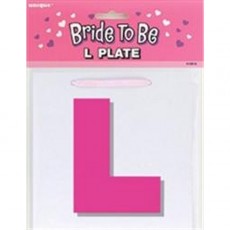 Bride To Be L Plate 1
