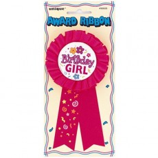 Award Ribbon Birthday Girl 1